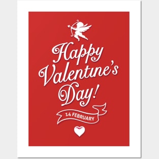 happy valentine day 14 february 2023 Posters and Art